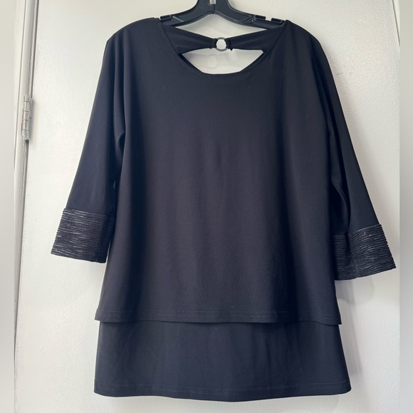 Joseph Ribkoff Patch Detail Tunic Top Blouse - Picture 7 of 10